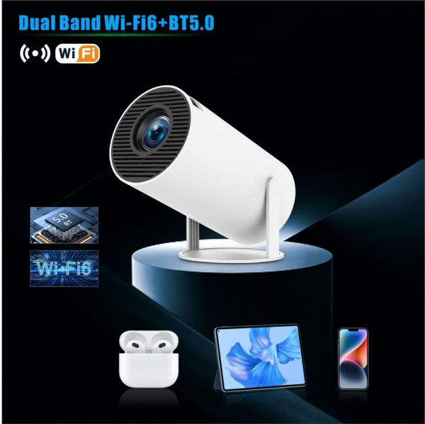 HY300 Pro Projector Home Theater Entertainment Portable Small Projector - Image 2