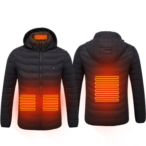 New Heated Jacket Coat USB Electric Jacket Cotton Coat Heater Thermal Clothing Heating Vest Men's Clothes Winter - Image 8