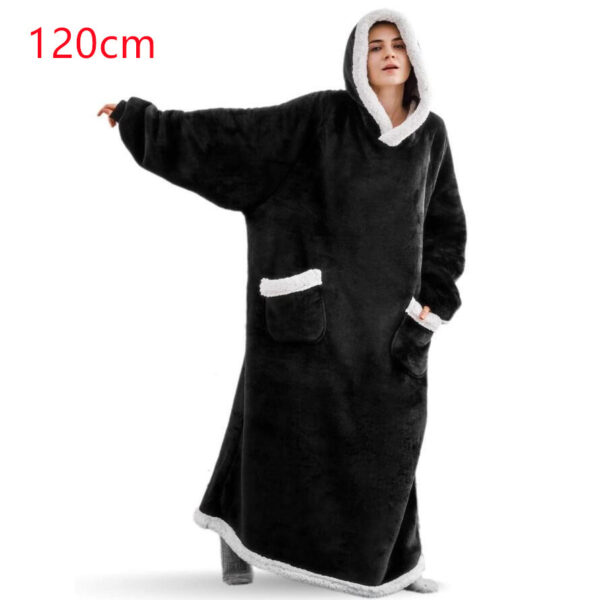 Winter TV Hoodie Blanket Winter Warm Home Clothes Women Men Oversized Pullover With Pockets - Image 8