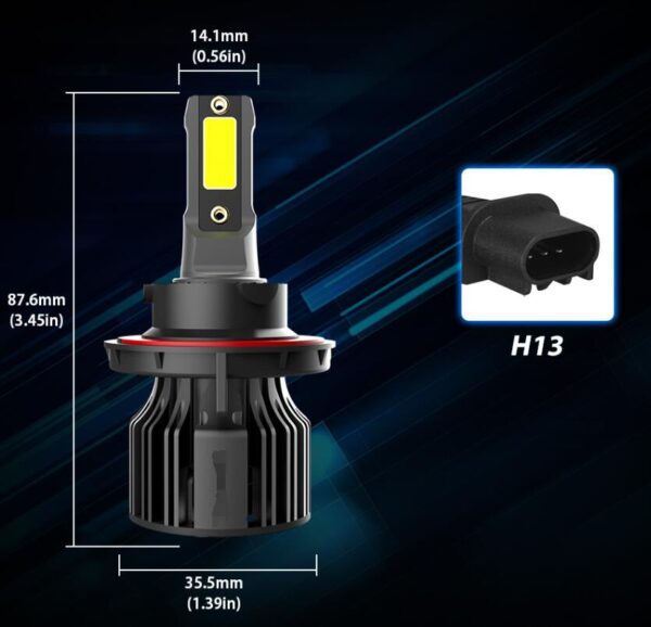 Car LED Headlight Bulbs 6000K Auto Headlamp Kit - Image 10