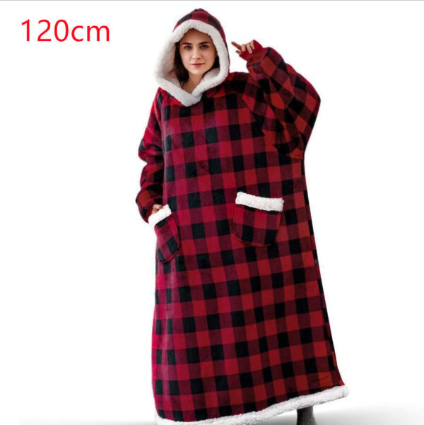 Winter TV Hoodie Blanket Winter Warm Home Clothes Women Men Oversized Pullover With Pockets - Image 6