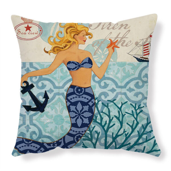 Cushion Covers Sea Turtle Printed Throw Pillow Cases For Home Decor Sofa Chair Seat - Image 10